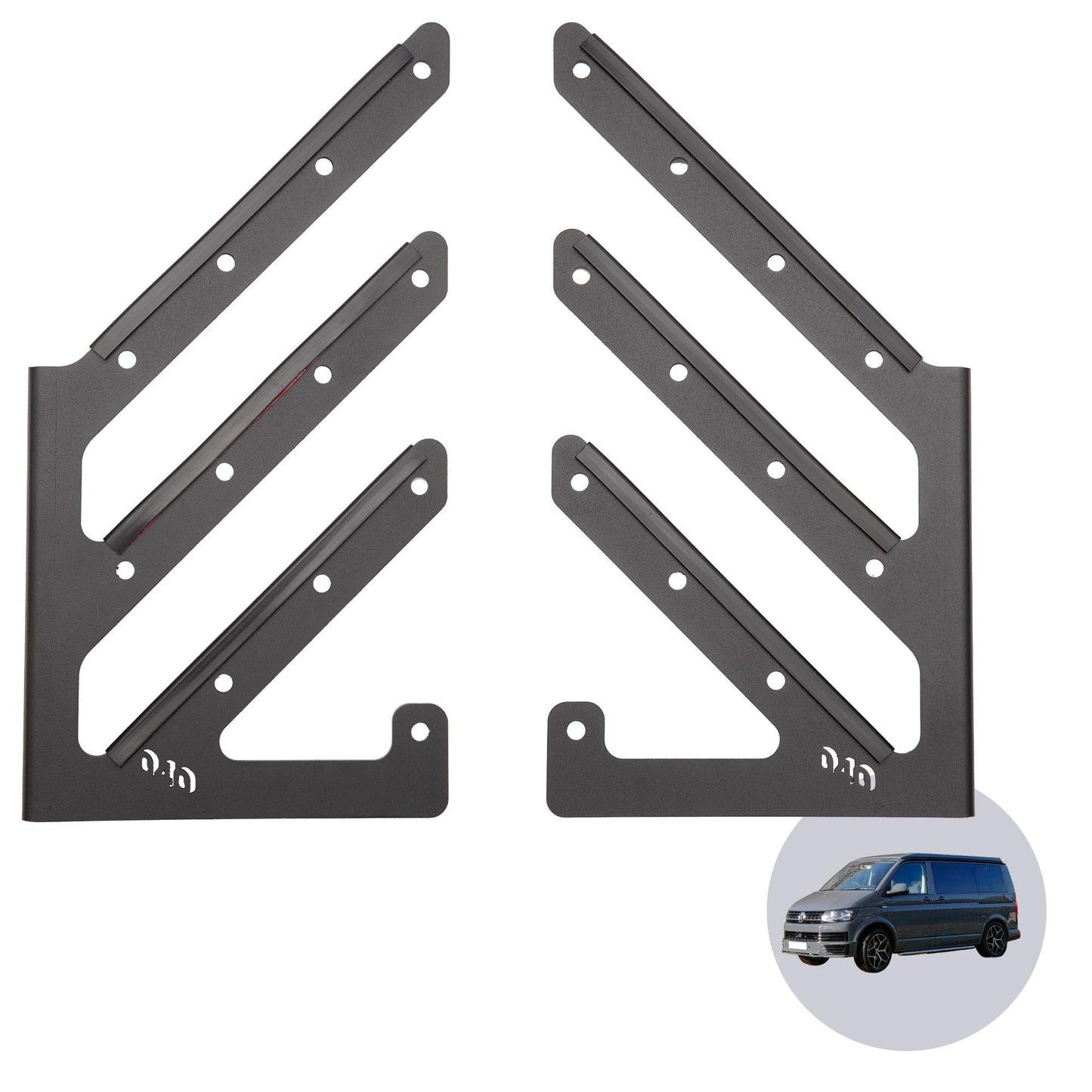 B - Ware: 040 Parts universeller Wakeboard Kiteboard Snowboard Halter kompatibel mit Molle board für VW T5 T6 T6.1 oder andere - 040parts - 4260715848205