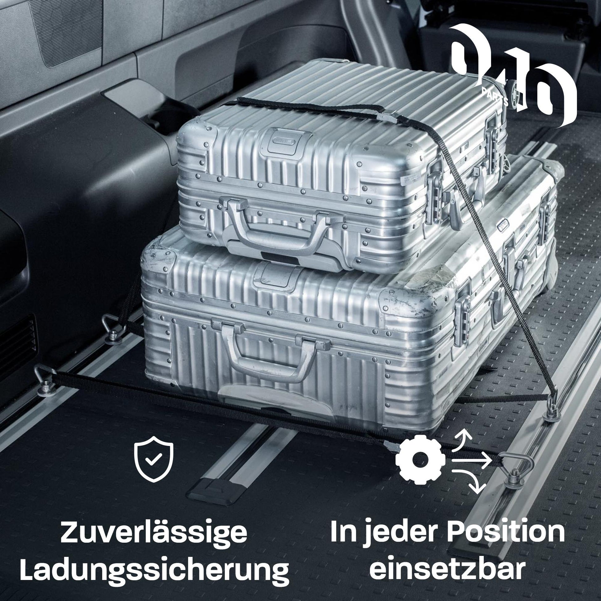 B - Ware: 040Parts 4er Set Zurrösen Ladungssicherung VW T7 Multivan new California Ford Tourneo Custom uvm.