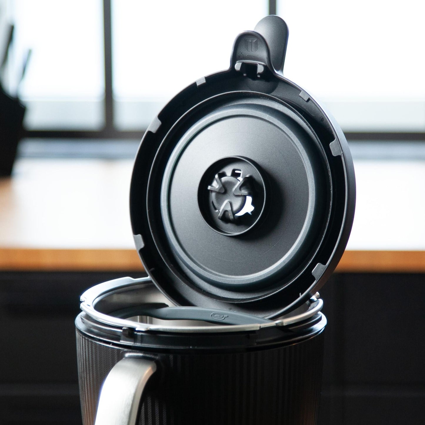 B - Ware: mixcover Deckelhalter und Abstreifhilfe kompatibel mit Vorwerk Thermomix TM7