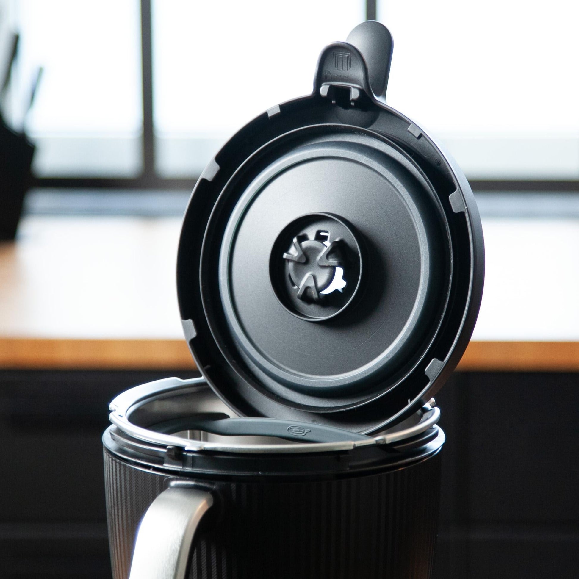 B - Ware: mixcover Deckelhalter und Abstreifhilfe kompatibel mit Vorwerk Thermomix TM7