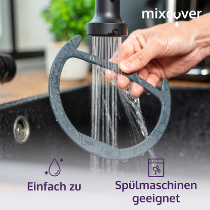 B - Ware: mixcover Deckelhalter und Abstreifhilfe kompatibel mit Vorwerk Thermomix TM7