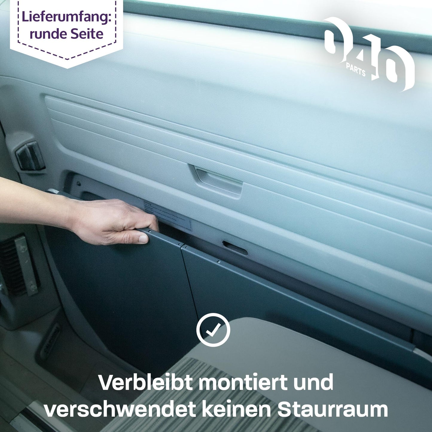 040 parts Bordpladeudvidelse rundt side til VW T5/T6/T6.1 California stabil skrivebordudvidelse rundt side