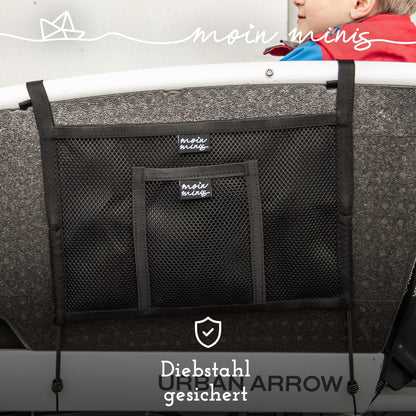 B-Ware: moin minis boční síť na zavazadla pro Urban Arrow Family Lastenrad Fahhrad