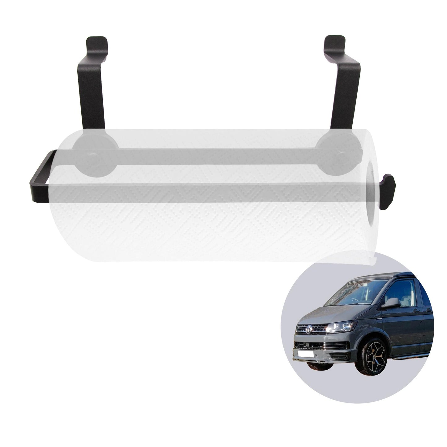 B-Ware: 040 Parts Praktický magnetický držák na kuchyňské role pro VW T5 T6 T6.1 California - Univerzální upevňovací řešení