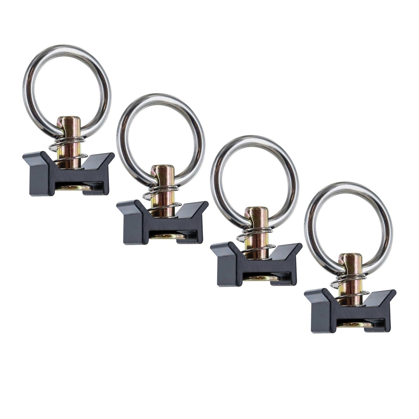 040 Parts Ladungssicherungs-Set: Spanngurt-4er 100cm + Airlineschienen-Endbeschläge 4er