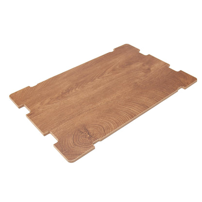 040Parts Tabla de madera para caja plegable 65L - MDF 8 mm con chapa de madera, placa de refuerzo/tapa para sentarse como superficie de apoyo estable