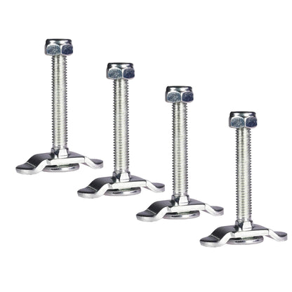 040 Parts Screw Fitting Set Plus for Airline Rails M8 x 35 mm, 1000 daN, 4-piece Set - Perfect for Molle Board