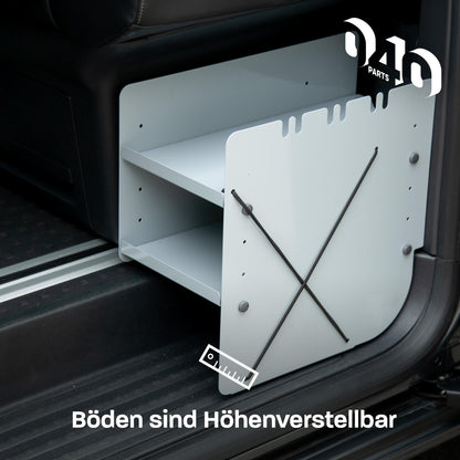 B-Ware: 040 Parts Skoophænger GRÅ FØRERSIDEN Tilbehør passende til VW T5 T6 T6.1 Skoorganizer Skotaske