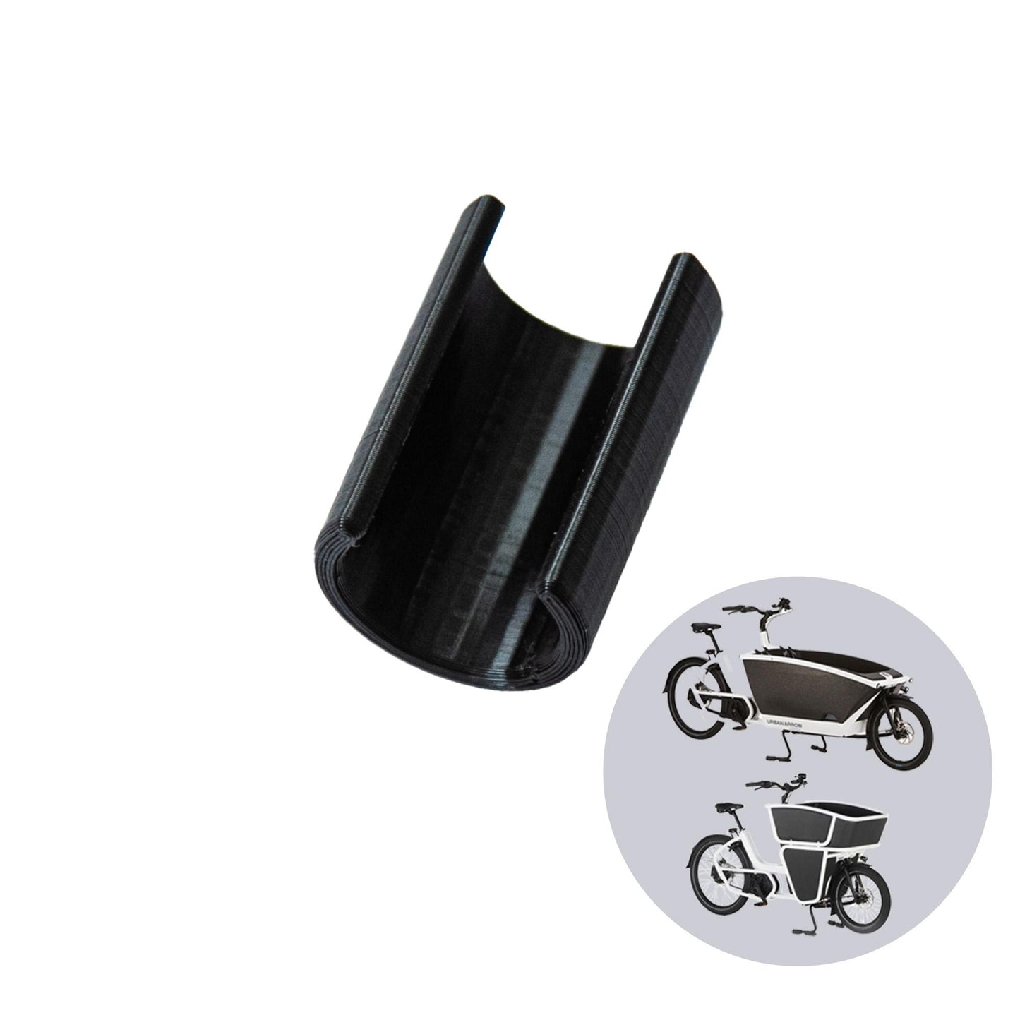 moin minis 1 pezzo Distanziale per cavalletto per biciclette cargo Urban Arrow Family & Shorty Proteggere i tamponi in gomma