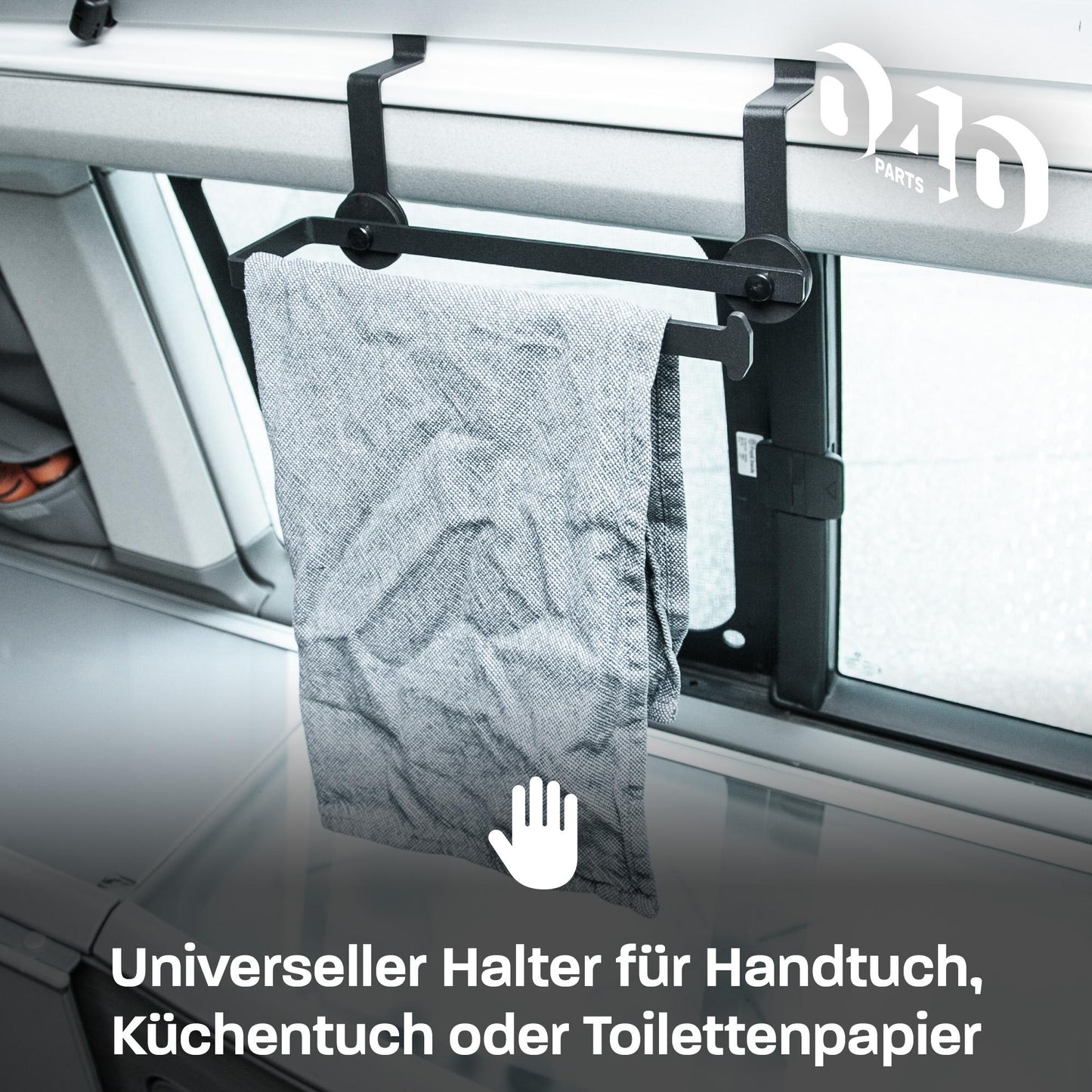 B-Ware: 040 Parts Praktický magnetický držák na kuchyňské role pro VW T5 T6 T6.1 California - Univerzální upevňovací řešení