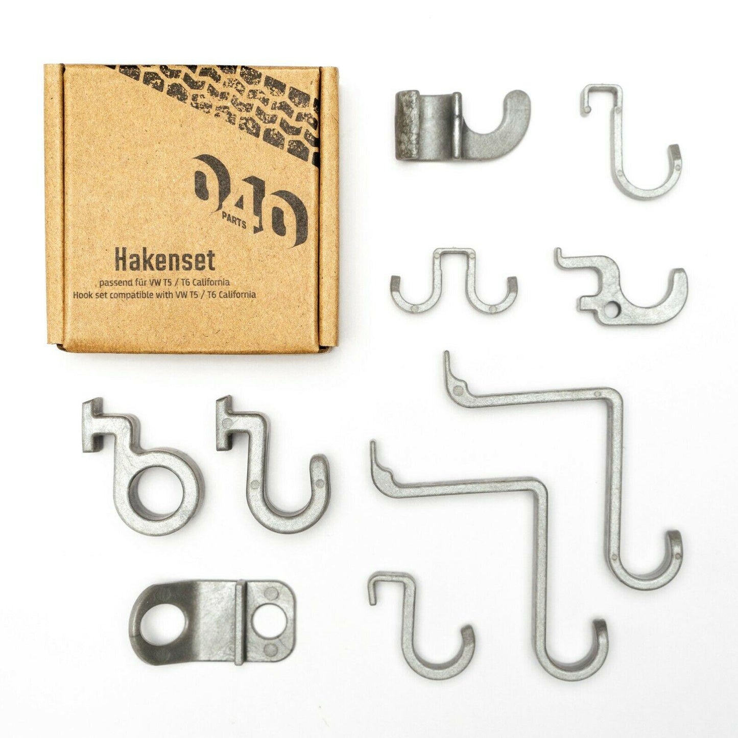 040Parts Set di 10 ganci adatto per VW California T5 T6 T6.1 Bulli Camper Ocean Coast