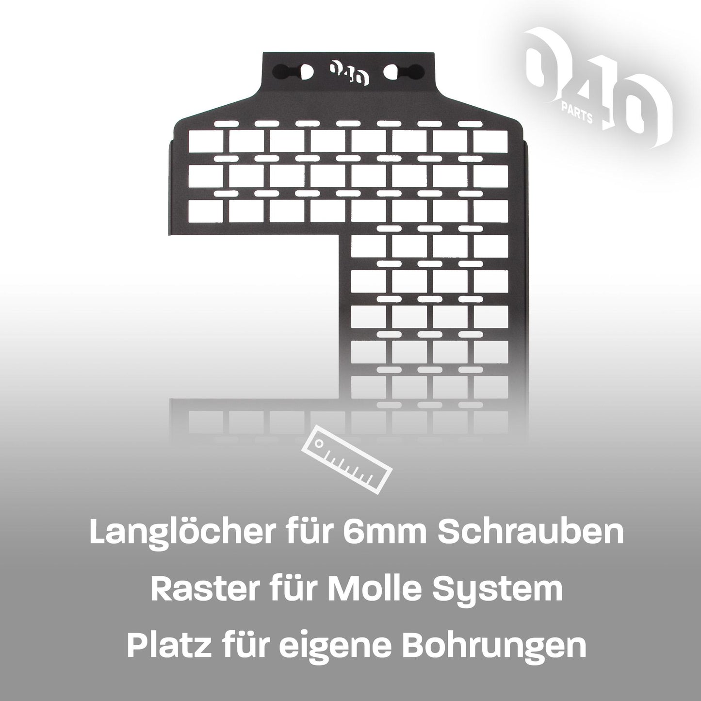 040 Parts Molle Board for the Driver's Seat in the California – Organizer & Equipment Holder Tool Board for VW T5 T6 T6.1 California