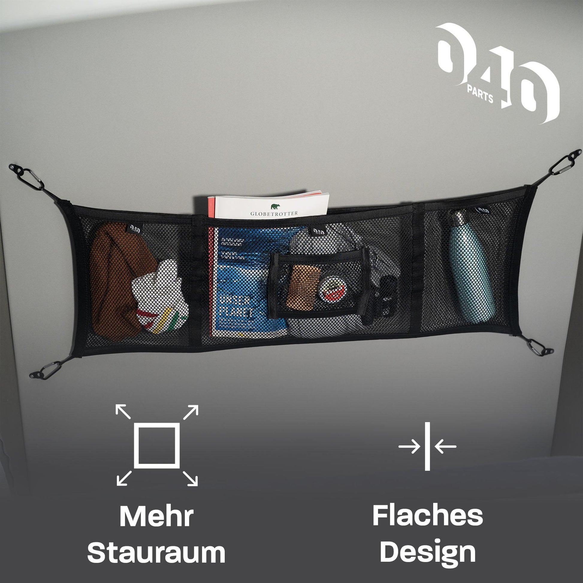 Gepäck-Netz Kombi-Aufbewahrungs-Netz für Aufstelldach und Innenraum – 040parts