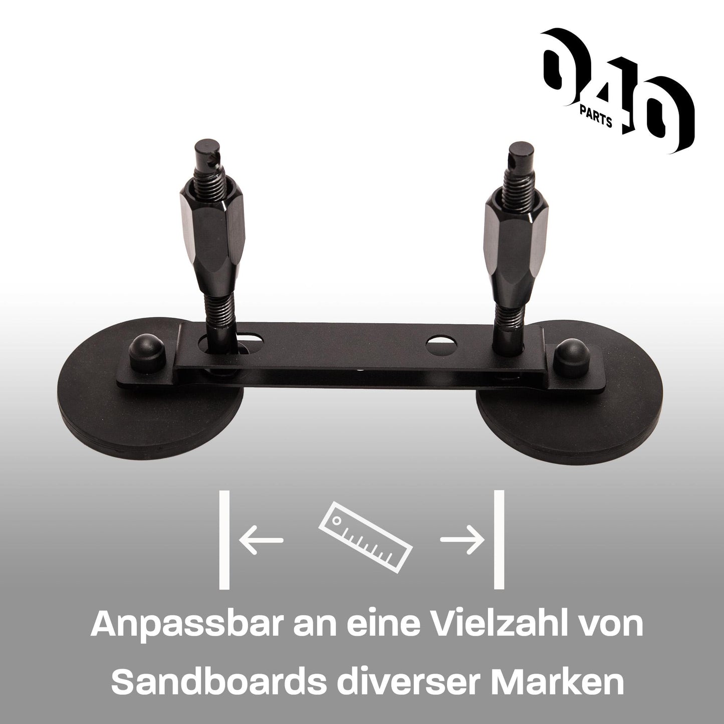 B-Ware: 040 Parts Magnetisk holder til påkøringskeiler og sandplader til vans, campere, autocampere og offroad-køretøjer