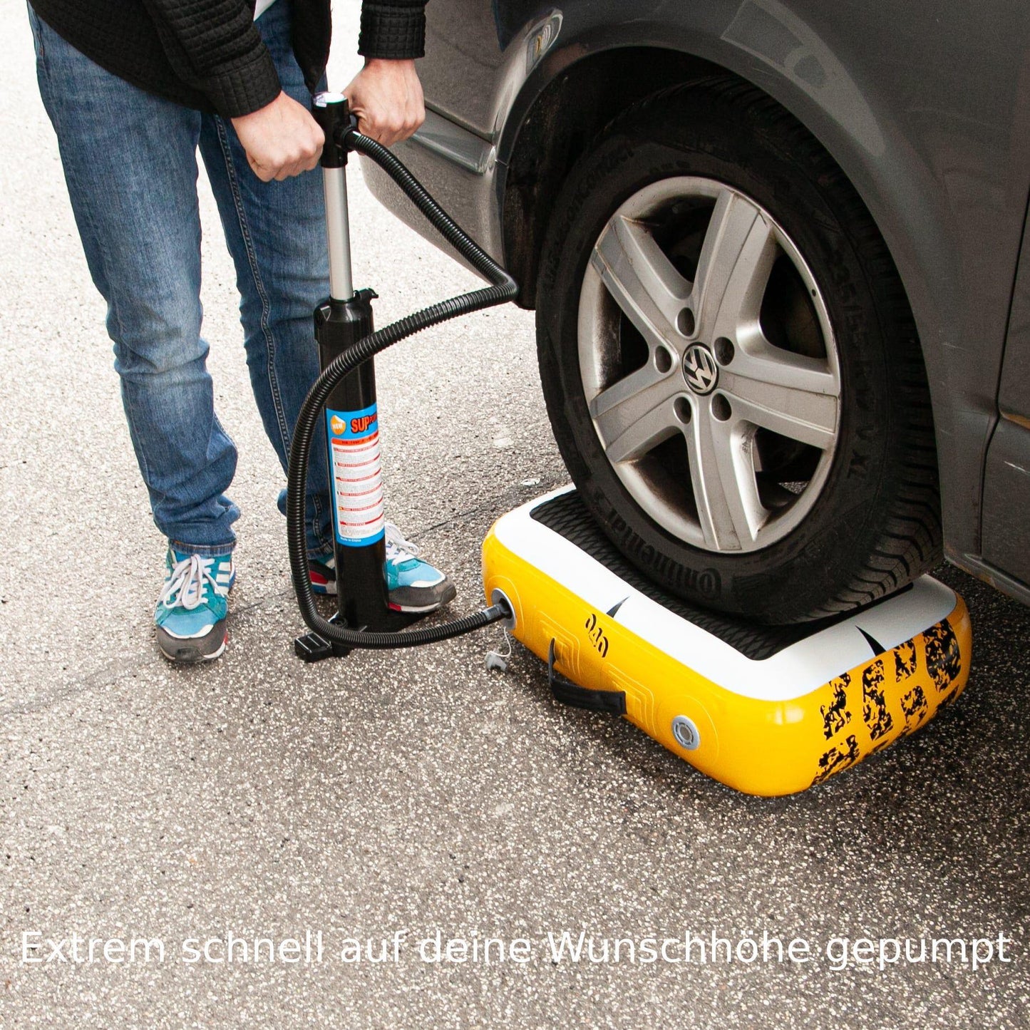 040Parts Nivellier- Hebekissen Auffahrkeil Luftkissen Sicherheitsventil Griff 65x45 cm