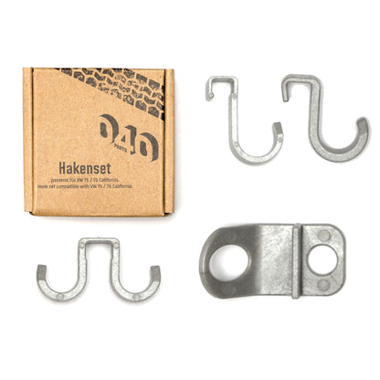 040 Parts tvirtas 4 kabliukų rinkinys tavo VW T5 T6 T6.1 California spintos