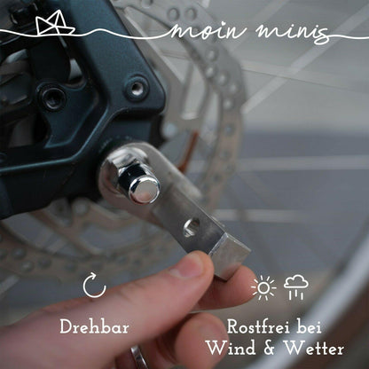 B-Ware: moin minis Adapter Croozer cykelkärra fram till 2015, Croozer 535/737/kid1+2, van 101, Cargo axelAdapter tillskotts­koppling