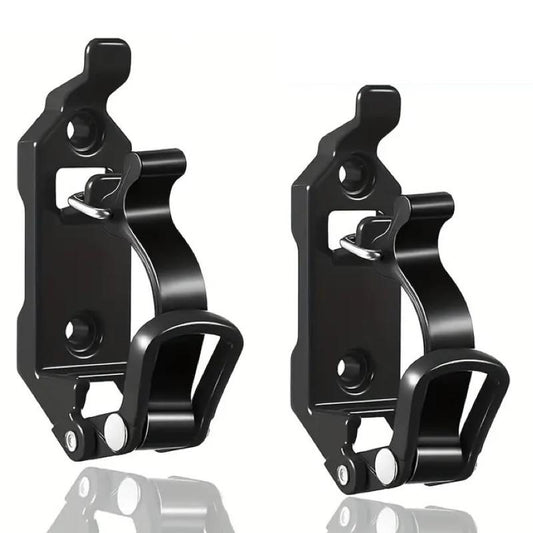 040 Parts Suporte para Ferramentas Suporte para Equipamentos Preto Metal para Camper Oficina Garagem Quad Carrinho de Oficina Conjunto de 2 Peças