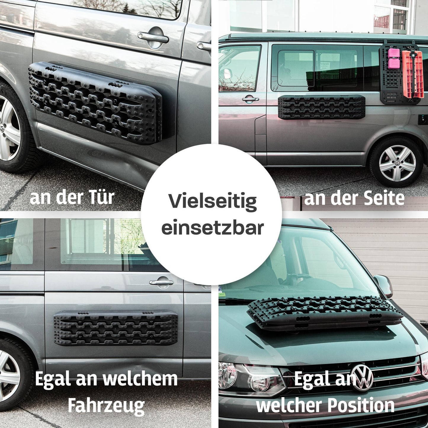 040 Parts Magnetische Halterung für Auffahrkeile und Sandbleche extra Variabel - Pro Variante auch für Maxtrax