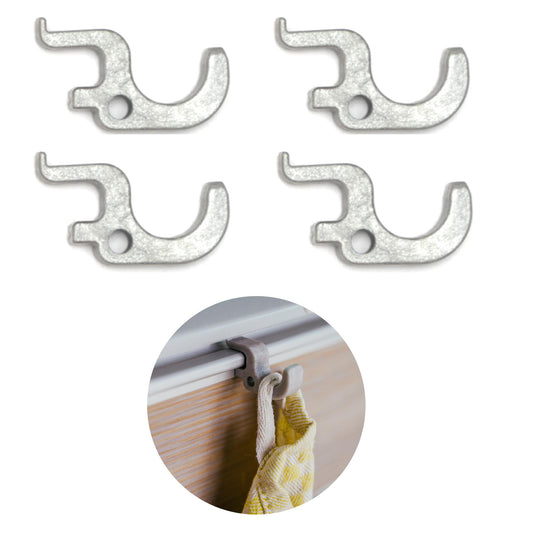 040 Parts robusztus 4 részes kampóhalmaz a VW T6 és T5 California konyhai beépítéséhez