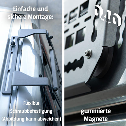 040 Parts Molle Board for VW T5 T6 T6.1 Transporter or Multivans with C-Rail Universal Equipment Mount
