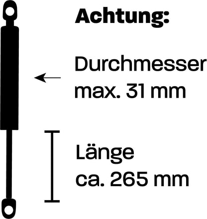 040Parts Forbedret baklukelift kompatibel for Mercedes V-Klasse Vito og Marco Polo modeller