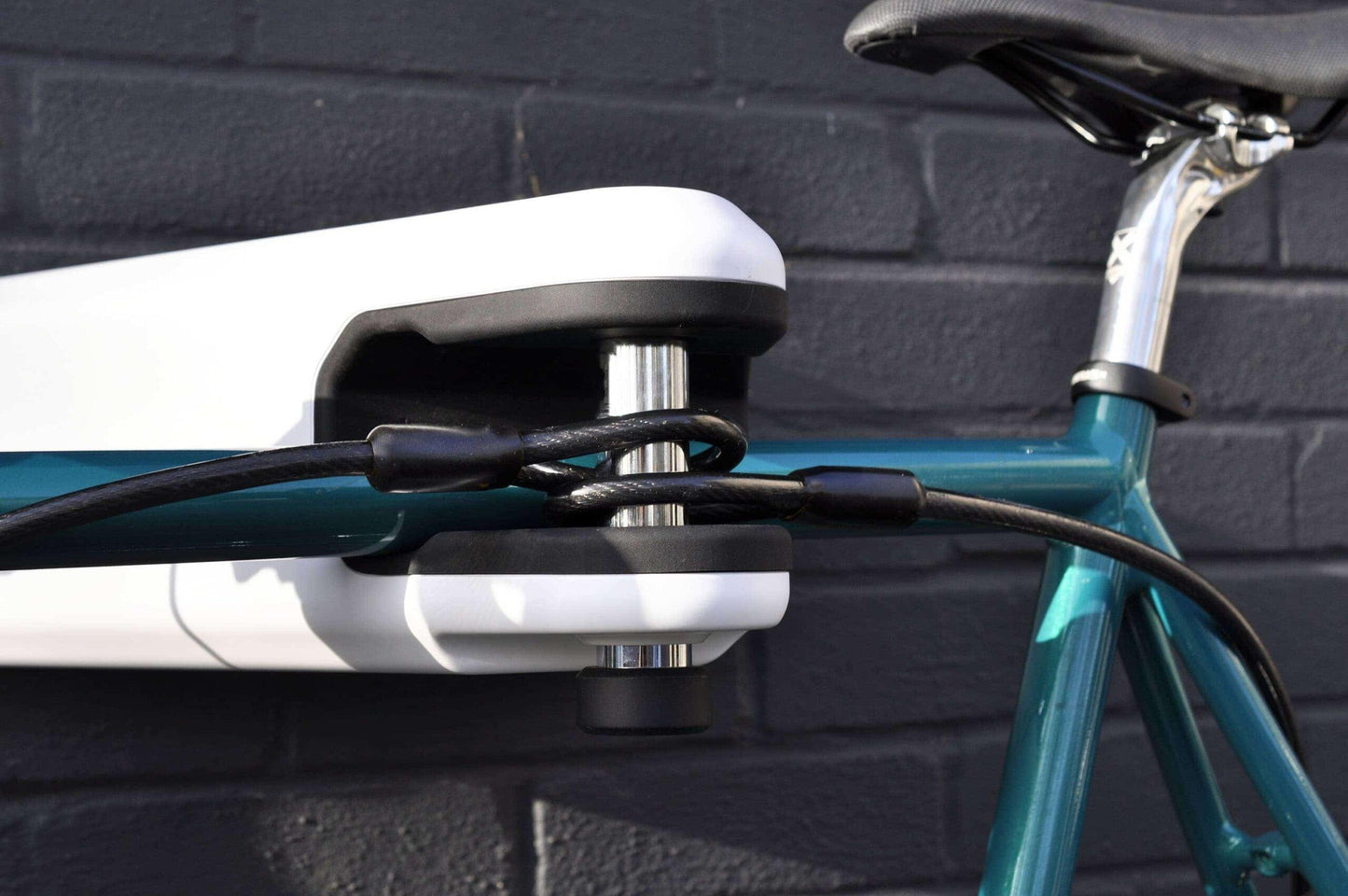 040 Parts Hiplok 2MC Kabelschloss 2m Stahlseil 10mm Stahlgeflecht schwarz Fahrrad Diebstahlschutz Sicherungskabel fuer Molle Board Surfbrett Fahrrad Sicherung Kabel fuer Vorhaengeschloss und D Lock