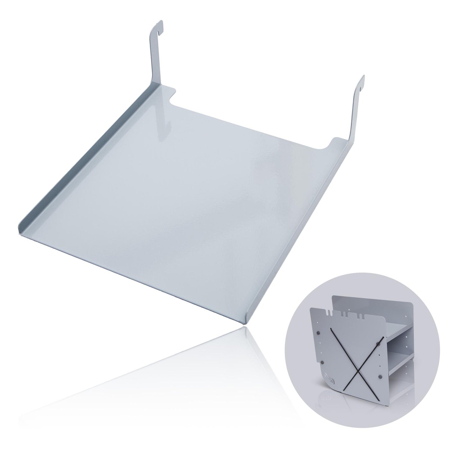 040 parts inhaaktafel grijs voor het schoenenrek de perfecte legplank campingtafel bijzettafel