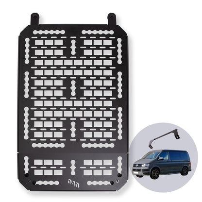 040 Parts Molle Board za VW T5 T6 T6.1 Transporter ili Multivans s C-šinom Univerzalnim držačem opreme