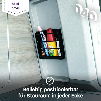 040 parts Úložný schrank Regál pro VW T7 T5 T6 T6.1 California 15 x 15 cm nebo Van Camper Obytný vůz Karavan Kuchyň