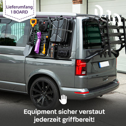 B-Zboží: 040 Parts Molle Board pro VW T5 T6 T6.1 California Univerzální držák zařízení a dodatečné úložné místo pro camping a outdoor