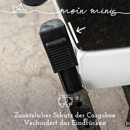 moin minis 2er Set distanziali per cavalletto per Urban Arrow Family & Family Next & Shorty cargo bike Protegge i paraurti in gomma