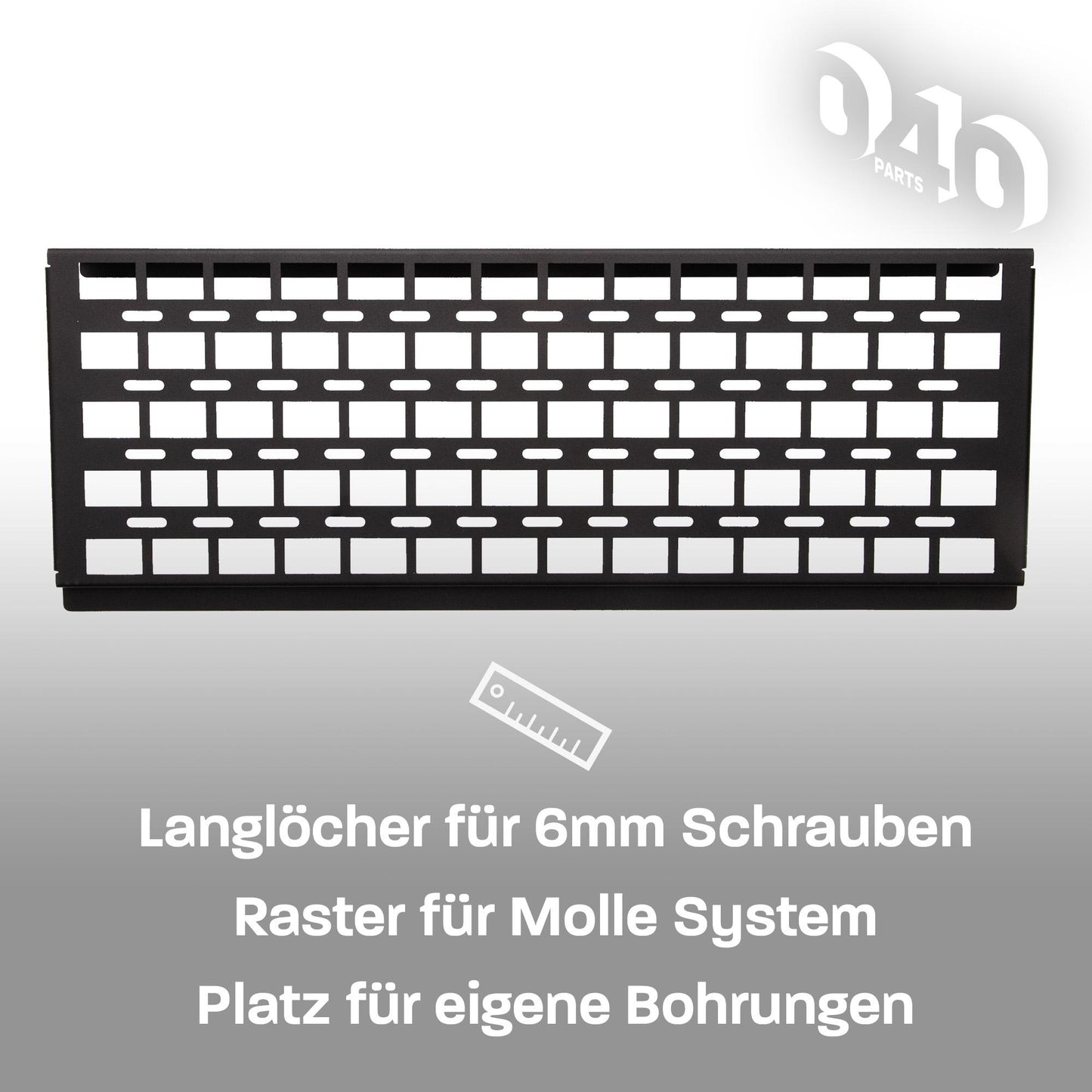 B-Ware: 040 parts Molle Board pro 2místnou lavici Šuplík tvůj pomocník na pořádek Držák vybavení tool board pro VW T5, T6 a T6.1 California