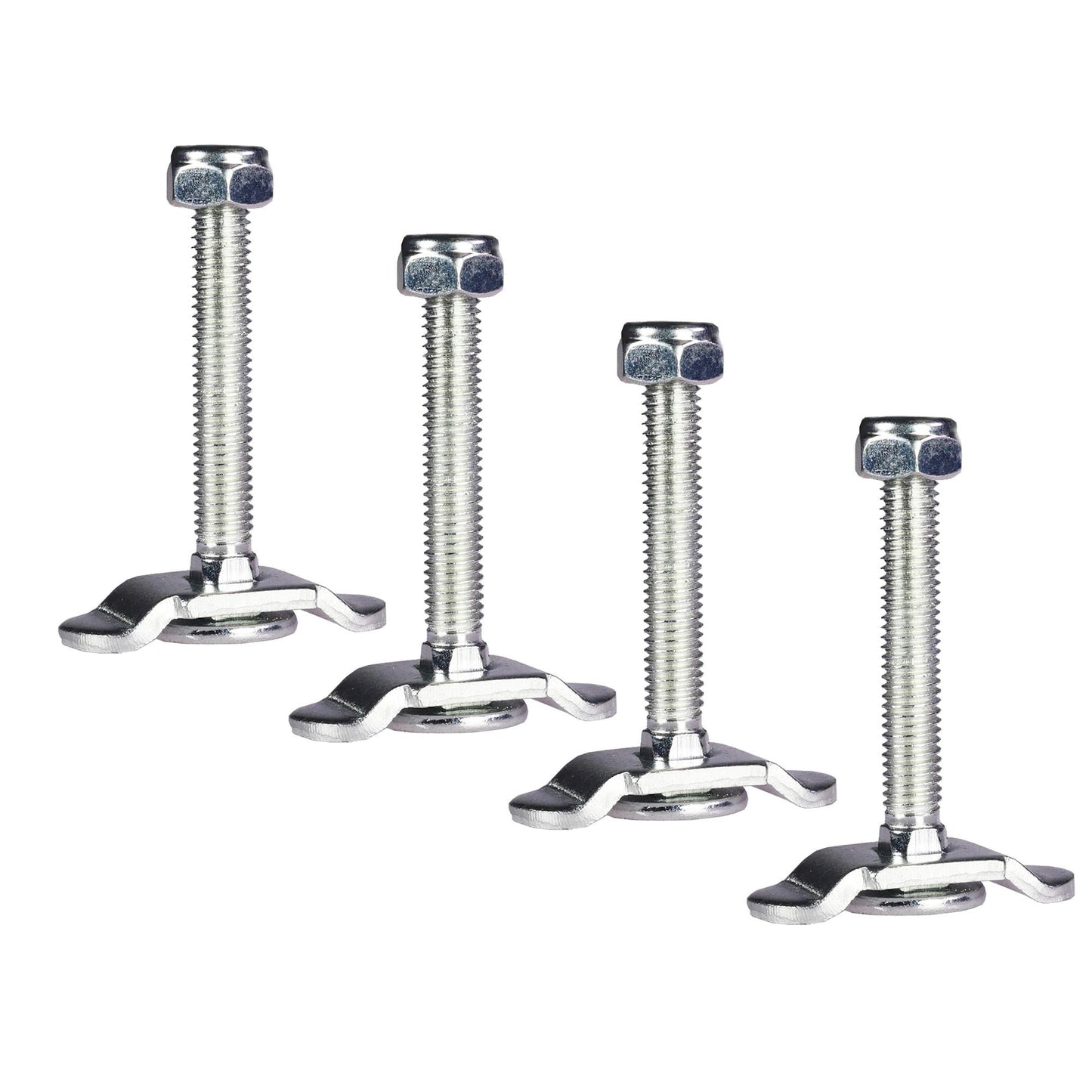 040 Parts Screw Fitting Set Plus for Airline Rails M8 x 60 mm, 1000 daN, 4-Piece Set - Perfect for Molle Board
