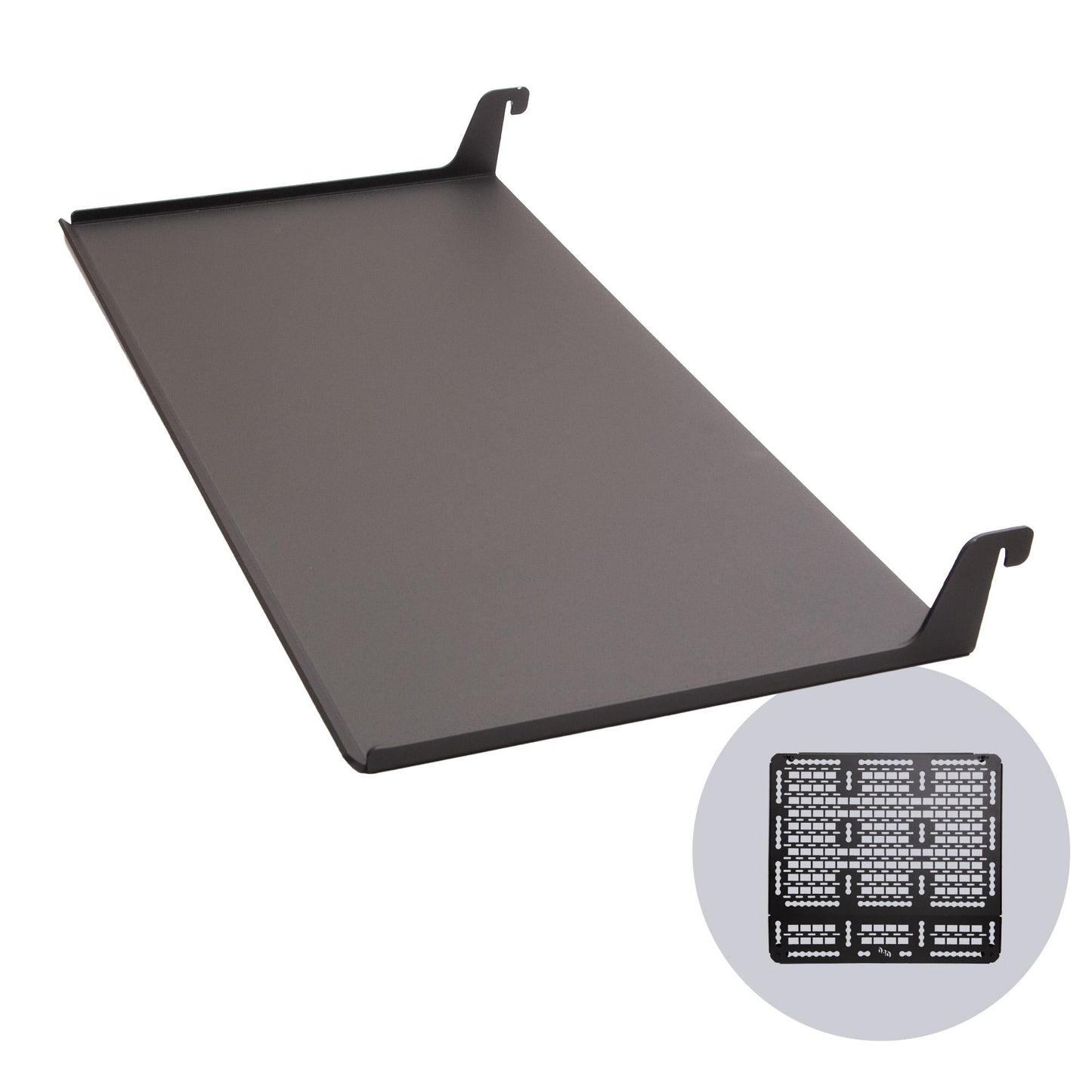 B-Ware: 040 parts Zavěšovací stůl 69x31cm pro desky Molle od 040 Parts Campingový stůl Odkládací plocha Skládací stůl