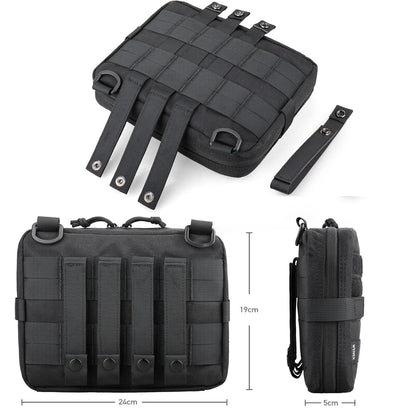 040 Parts Tactical Molle Pouch, Universal for Outdoor & Travel, Compatible with Molle Board – Black