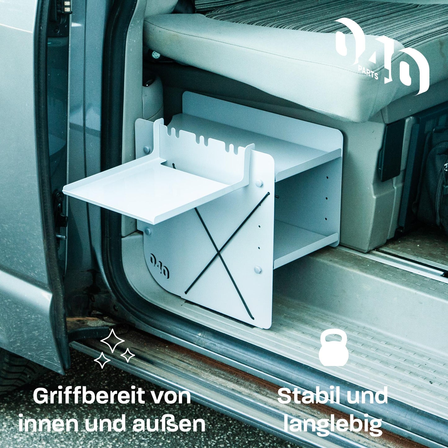 040 parts inhaaktafel grijs voor het schoenenrek de perfecte legplank campingtafel bijzettafel