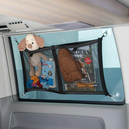 040Parts Aufbewahrungs-Netz für große Fenster von VW T7 T5 T6 Bulli, Multivan