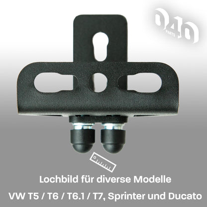 040 parts streška za streho za VW T7, T5, T6, T6.1 California ter za Transporter in Multivan s C-tirnico
