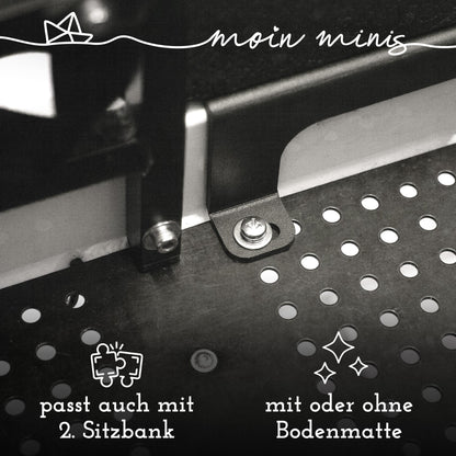 moin minis Pedana di accesso per Urban Arrow Family & Family Next Cargo bike Trittbrett