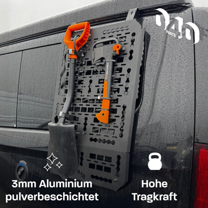 040 Parts Molle Board for Ford Nugget from 2024 Universal gear mount tool board and additional storage space for camping
