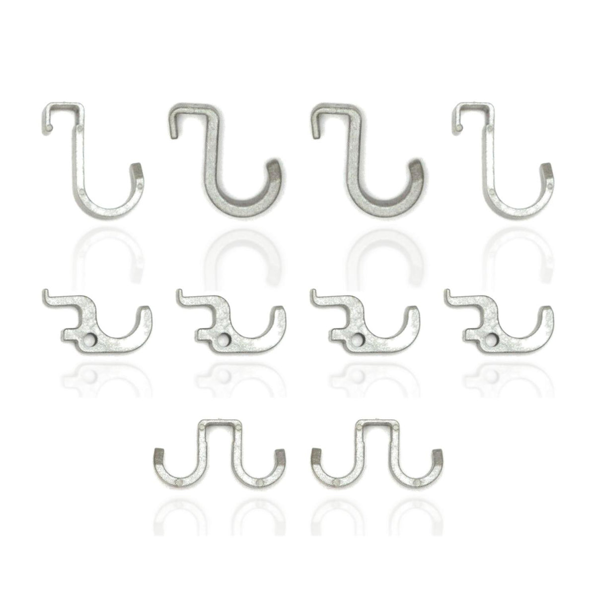 040 Parts 10er Haken Set passend für VW T7 Multivan und California