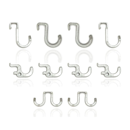 040 Parts 10er Haken Set passend für VW T7 Multivan und California