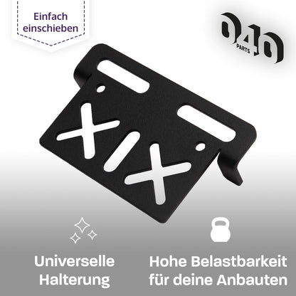 040 Parts Universele montageplaat voor Reimo TopRail unieke bevestigingsplaat gatplaat voor jouw accessoires