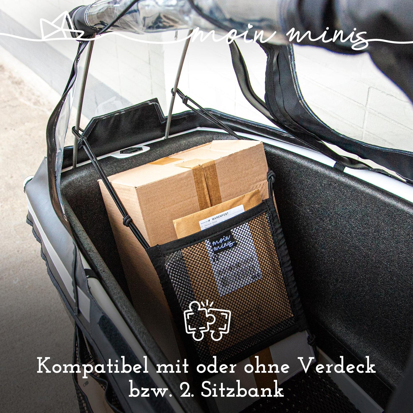 moin minis Siatka bagażowa do Urban Arrow Family i Fimaly Next rower cargo