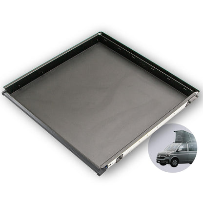 040 parts Estrazione Posteriore Monomanuale Cassetto 700mm per T5 T6 T6.1 California (Comfortline Coast Ocean) Cassone Posteriore Estrazione Bagagli Estrazione Carico Pesante Guida