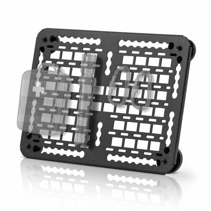 040 Parts Magnetska Molle ploča 59x40 cm aluminijum s praškastim premazom za kombi i osobni automobil T5 T6 T6.1 T7 California Marco Polo i sva vozila s metalnom površinom
