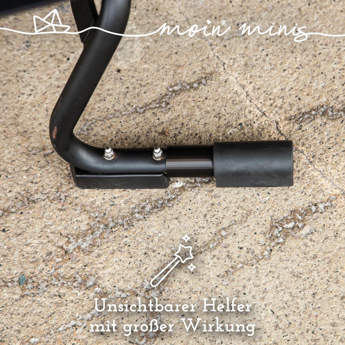 moin minis 2er Set Abstandshalter für Fahrradständer für Urban Arrow Family & Family Next & Shorty Lastenräder Schützt Gummipuffer - 040parts - 4260715845266