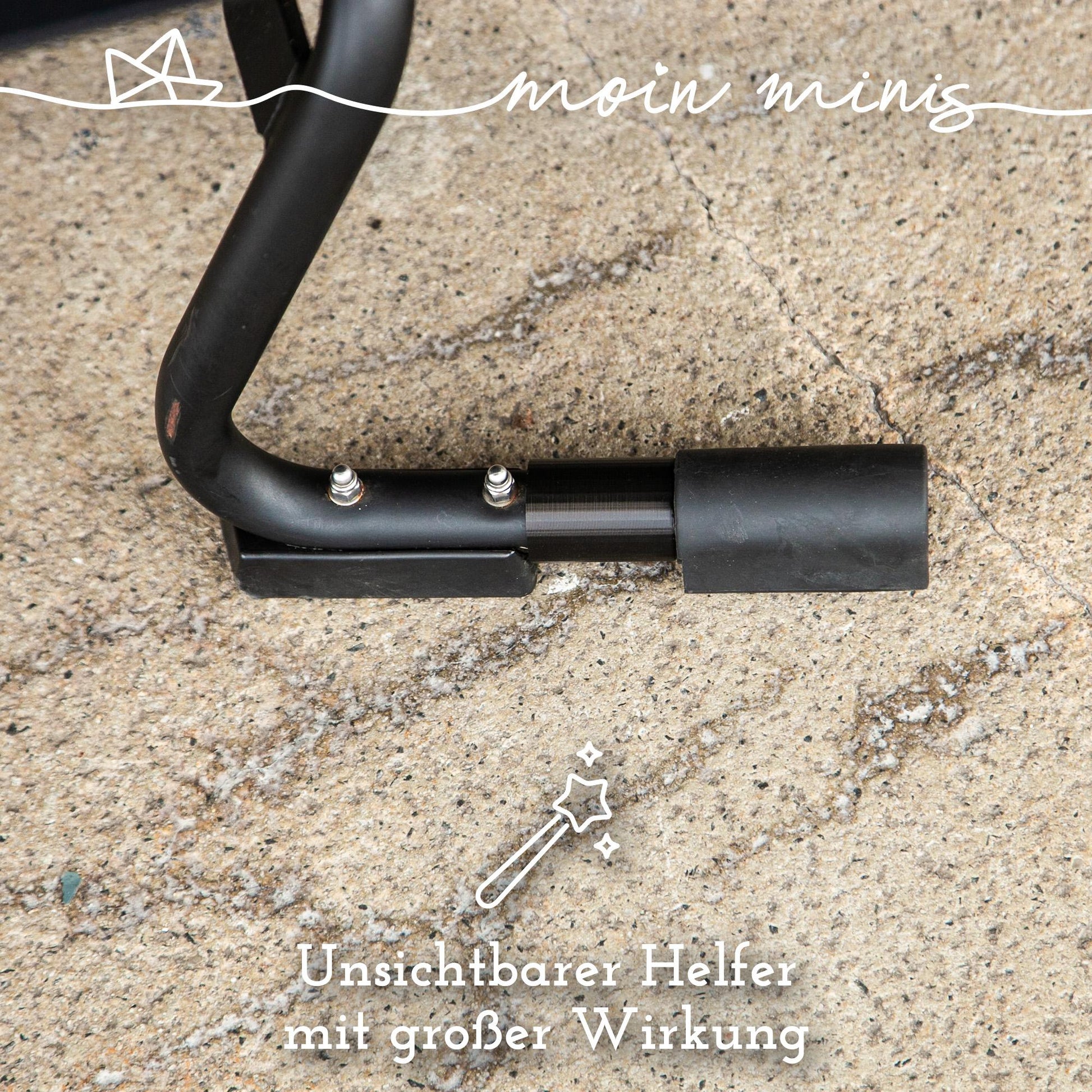 moin minis 2er Set Abstandshalter für Fahrradständer für Urban Arrow Family & Family Next & Shorty Lastenräder Schützt Gummipuffer - 040parts - 4260715845266