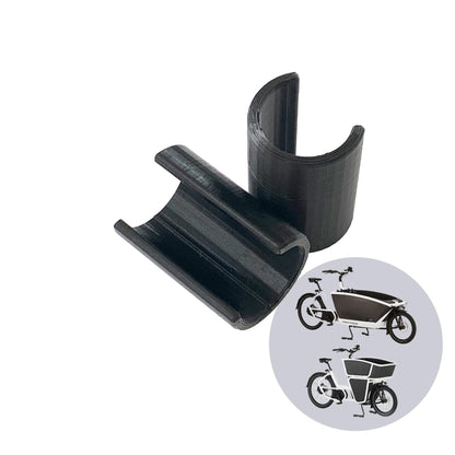 moin minis 2er Set Abstandshalter für Fahrradständer für Urban Arrow Family & Family Next & Shorty Lastenräder Schützt Gummipuffer - 040parts - 4260715845266
